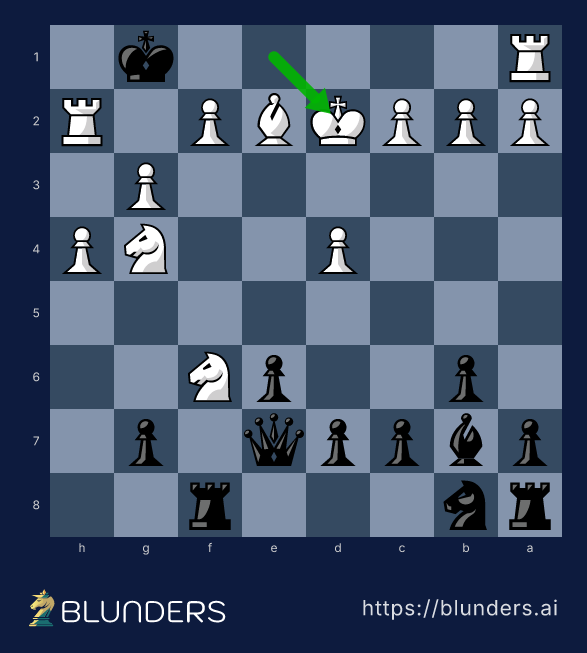 Ed. Lasker vs Thomas, London 1912 — the final checkmate position